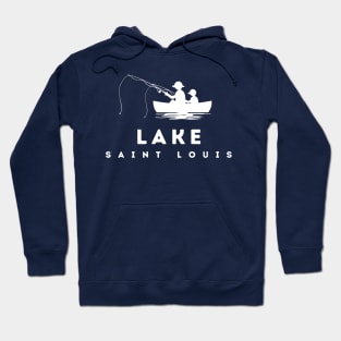 Lake Saint Louis Father Son Fishing Sun Hoodie